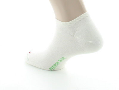 Chaussettes coton bio blanc