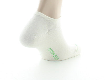 Chaussettes coton bio blanc