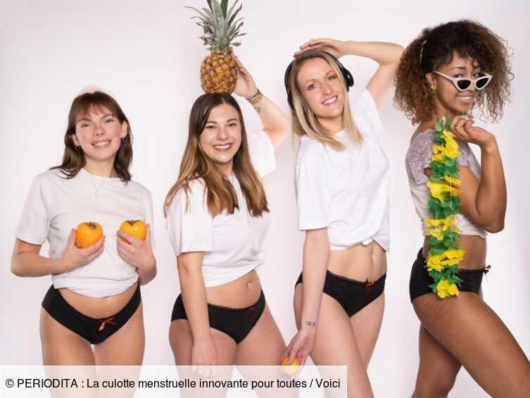 Culotte menstruelle noire fantaisie Périodita