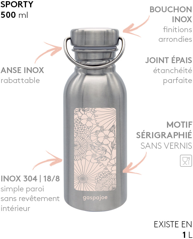 Gourde Sporty 500ml - Gaspajoe