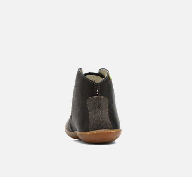 Bottines à lacet noires mixte style barefoot