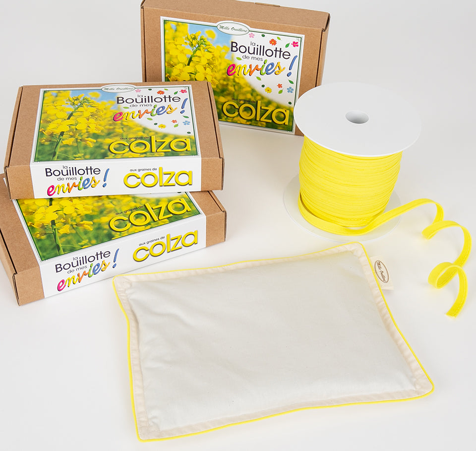 Bouillotte aux graines de colza