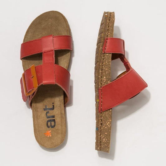 Mules ART rouge brique