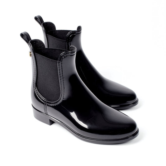 Lemon Jelly Comfy Black - Bottines de Pluie