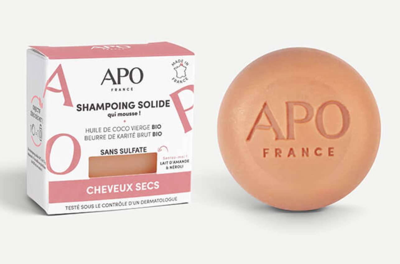 APO Shampoing solide - cheveux secs - 75g